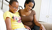 Mother and Daughter Reading a Book