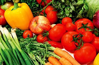 Fruits and vegetables